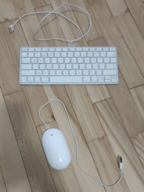 Apple White Wired Keyboard and Mouse Combo